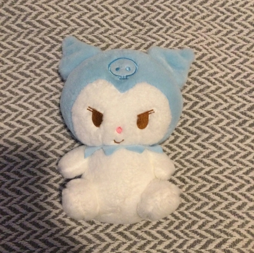 Kuromi Blue and White Plush Toy